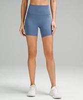 Wunder Train High-Rise Short with Pockets 6" | Women's Shorts