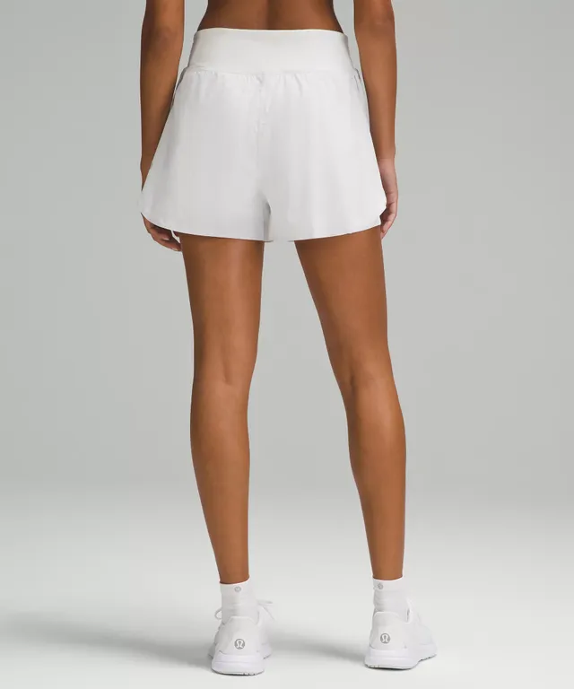 Lululemon White Running Shorts