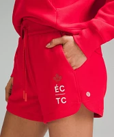 Team Canada Relaxed-Fit High-Rise Fleece Short 4" *COC Logo | Women's Shorts