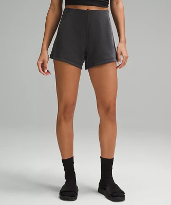 Softstreme Kick-Flare Mid-Rise Short 4" | Women's Shorts