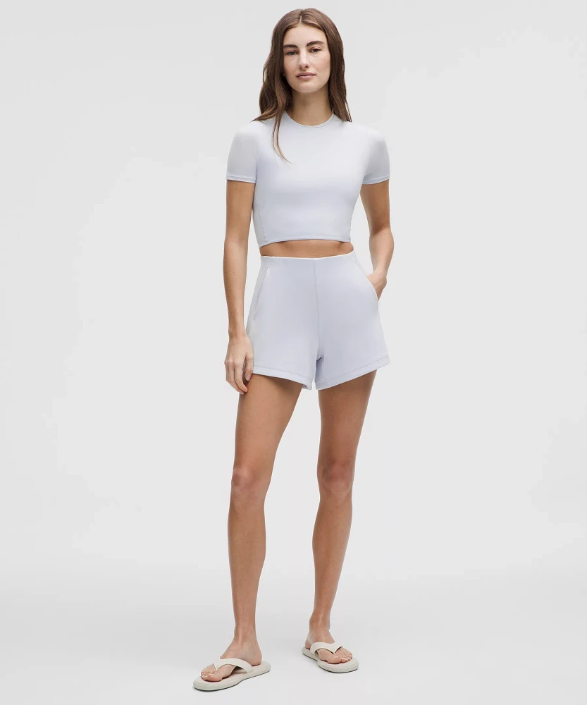 Softstreme Kick-Flare Mid-Rise Short 4" | Women's Shorts