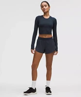 Fast and Free High-Rise Classic-Fit Split Short 3" | Women's Shorts
