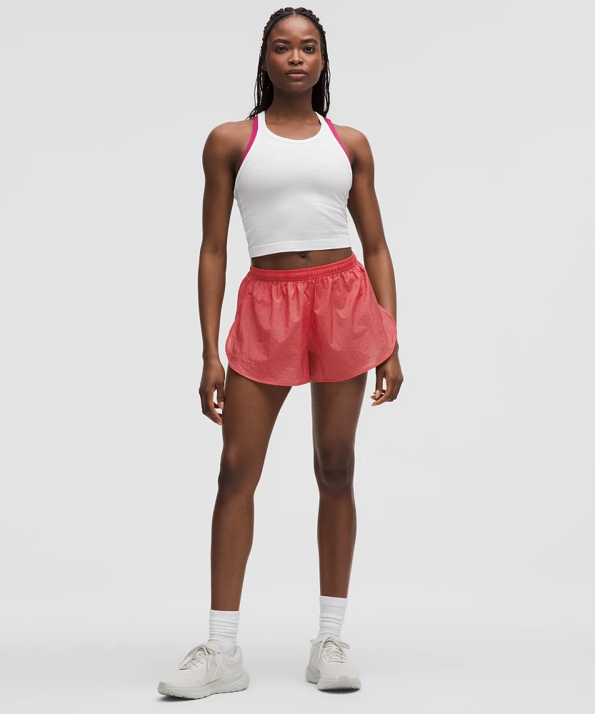 Dolphin-Hem Mid-Rise Running Short 3" | Women's Shorts