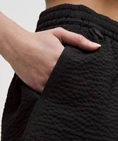 Grid-Texture Relaxed High-Rise Hiking Short 4" | Women's Shorts