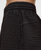 Grid-Texture Relaxed High-Rise Hiking Short 4" | Women's Shorts