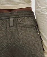 Grid-Texture Relaxed High-Rise Hiking Short 4" | Women's Shorts