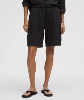 Scuba Mid-Rise Oversized Cargo Short 9" | Women's Shorts