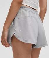 Soft Jersey Mid-Rise Curved-Hem Short 3" | Women's Shorts