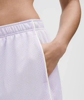 Double-Layered Mesh Mid-Rise Short 5" | Women's Shorts