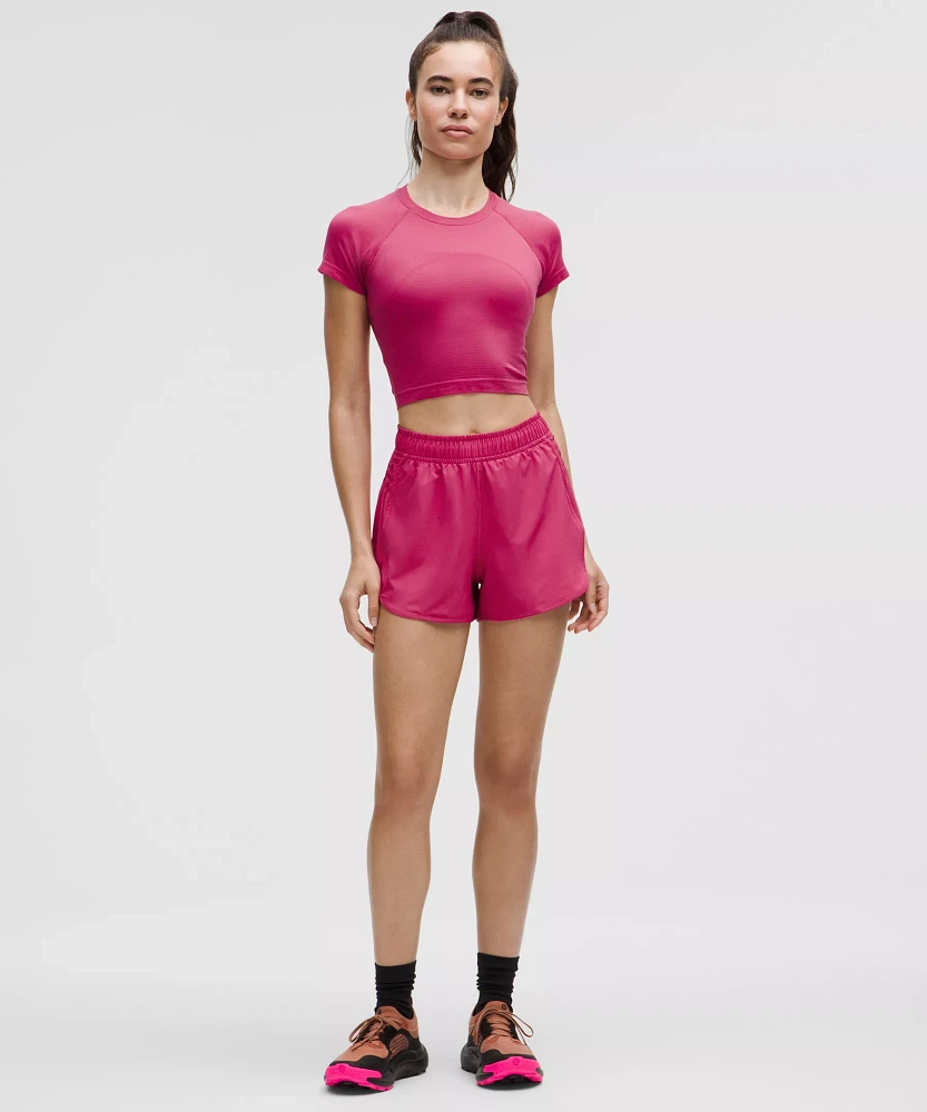 Ruched-Side High-Rise Short 3" | Women's Shorts