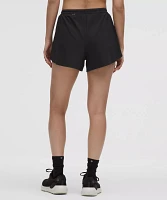 Mile Maker Run Crew Graphic Woven High-Rise Short 3" | Women's Shorts