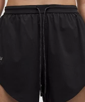 Mile Maker Run Crew Graphic Woven High-Rise Short 3" | Women's Shorts