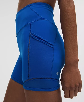 Fast and Free High-Rise Lace Trim Short 6" *5 Pocket | Women's Shorts