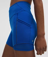 Fast and Free High-Rise Lace Trim Short 6" *5 Pocket | Women's Shorts