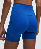 Fast and Free High-Rise Lace Trim Short 6" *5 Pocket | Women's Shorts