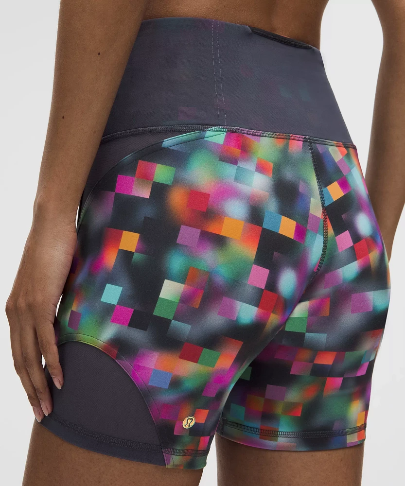 Wunder Train Mesh Panel High-Rise Short 6" *Pride | Women's Shorts