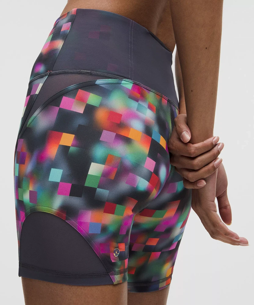 Wunder Train Mesh Panel High-Rise Short 6" *Pride | Women's Shorts