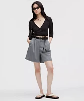 Daydrift Pleated High-Rise Short 7" | Women's Shorts