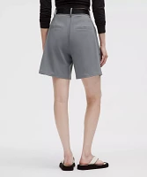Daydrift Pleated High-Rise Short 7" | Women's Shorts