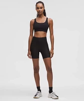 3D Jacquard Diamond Train High-Rise Short 6" | Women's Shorts