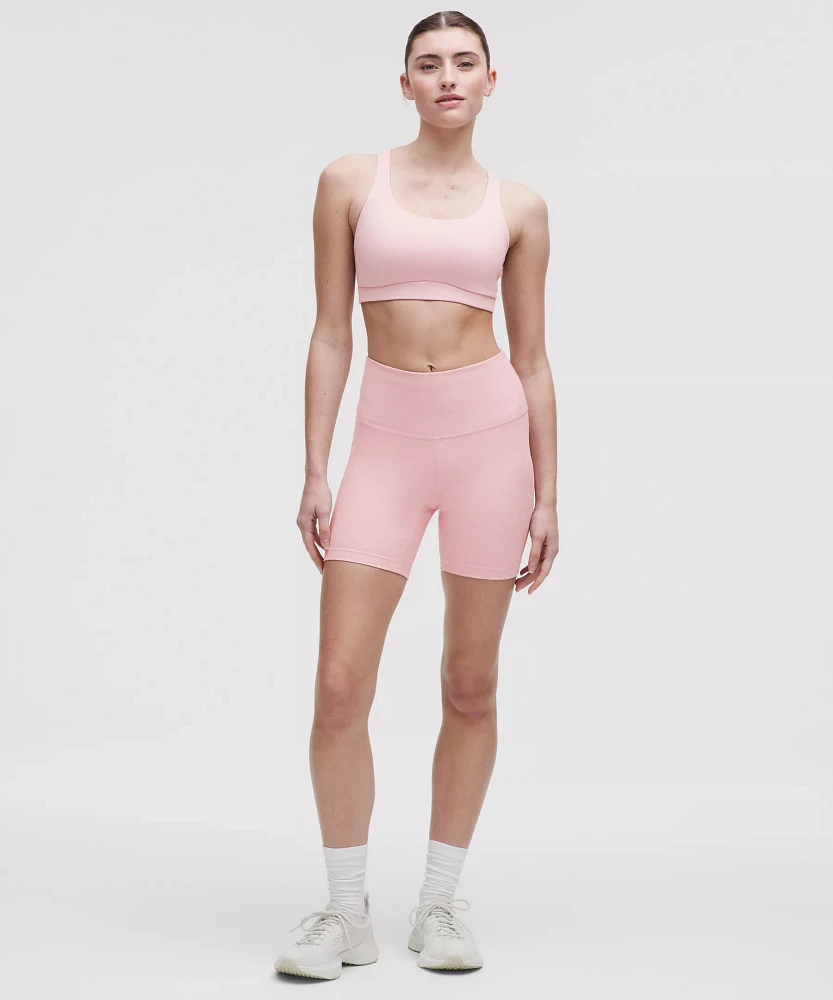 3D Jacquard Diamond Train High-Rise Short 6" | Women's Shorts
