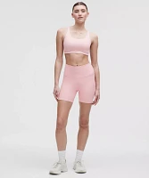 3D Jacquard Diamond Train High-Rise Short 6" | Women's Shorts