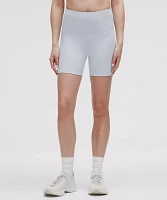 3D Jacquard Diamond Train High-Rise Short 6" | Women's Shorts