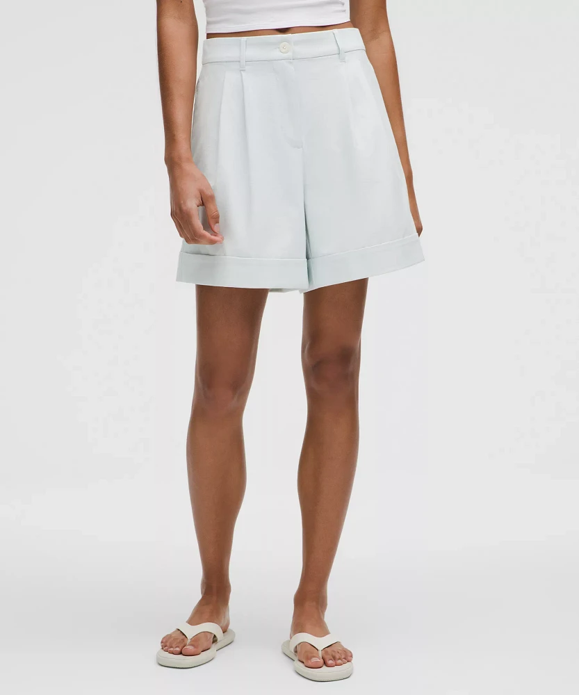 LuluLinen High-Rise Short 6" | Women's Shorts