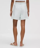 LuluLinen High-Rise Short 6" | Women's Shorts