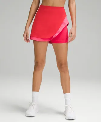Asymmetrical Layered High-Rise Tennis Skirt | Women's Skirts