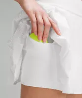 Pleated Open-Knit High-Rise Tennis Skirt | Women's Skirts