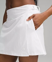 Wrap-Front Mid-Rise Golf Skirt | Women's Skirts