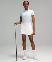 Wrap-Front Mid-Rise Golf Skirt | Women's Skirts