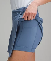 Wrap-Front Mid-Rise Golf Skirt | Women's Skirts