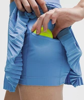 Varsity High-Rise Pleated Tennis Skirt | Women's Skirts