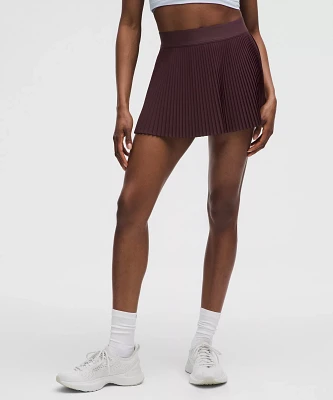 Varsity High-Rise Pleated Tennis Skirt | Women's Skirts