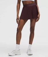 Varsity High-Rise Pleated Tennis Skirt | Women's Skirts