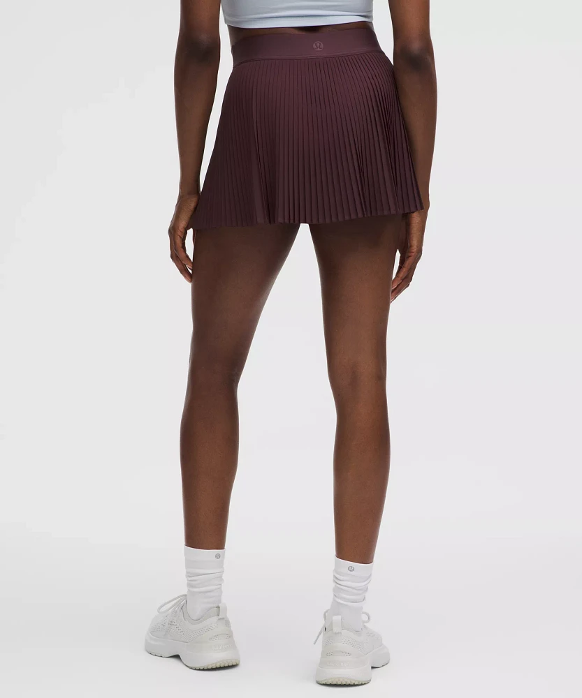 Varsity High-Rise Pleated Tennis Skirt | Women's Skirts