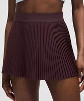 Varsity High-Rise Pleated Tennis Skirt | Women's Skirts