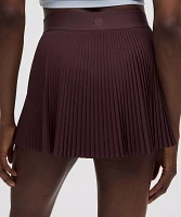 Varsity High-Rise Pleated Tennis Skirt | Women's Skirts