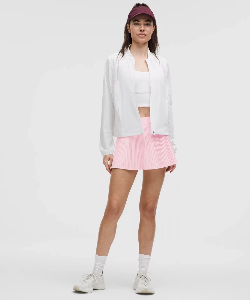 Varsity High-Rise Pleated Tennis Skirt | Women's Skirts