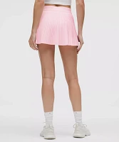 Varsity High-Rise Pleated Tennis Skirt | Women's Skirts