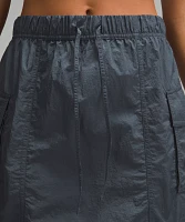 Nylon Cargo Mini Skirt | Women's Skirts