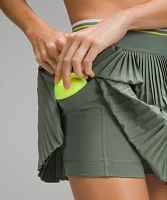 Varsity High-Rise Pleated Tennis Skirt *Tipping Stripe | Women's Skirts