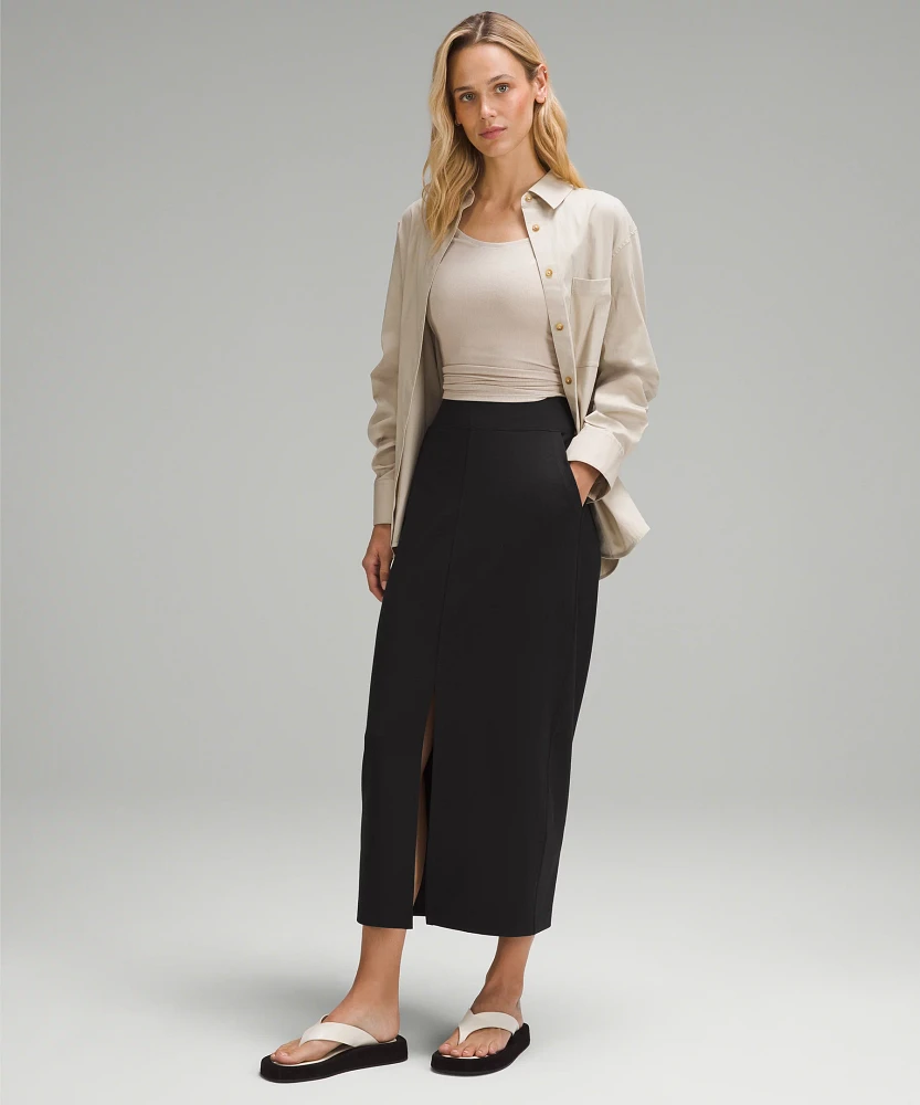 Pique Maxi Skirt | Women's Skirts