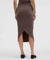 Drapey Softstreme Column Midi Skirt | Women's Skirts