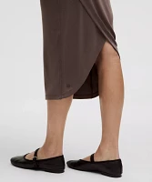 Drapey Softstreme Column Midi Skirt | Women's Skirts