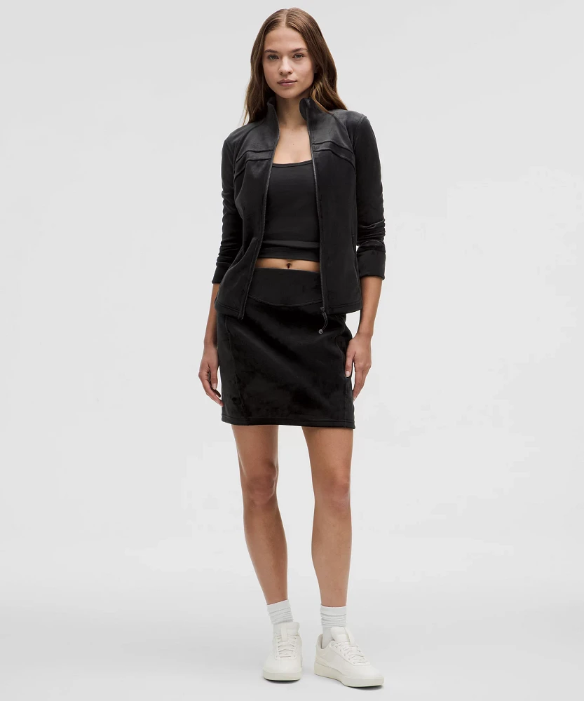 Scuba High-Rise Mini Skirt *Velvet | Women's Skirts