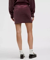 Scuba High-Rise Mini Skirt *Velvet | Women's Skirts