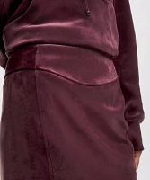 Scuba High-Rise Mini Skirt *Velvet | Women's Skirts